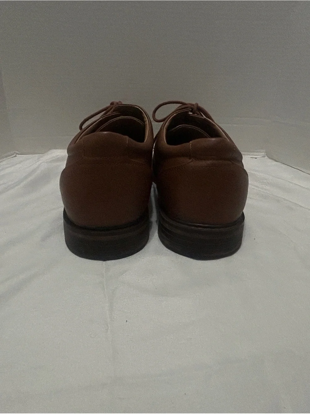 Goodfellow & Co Brown Leather Derby Shoes Lace-Up Smooth Toe Size 13